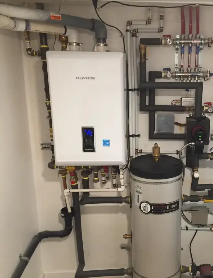 Newly installed boiler by Techno Gas in North Vancouver