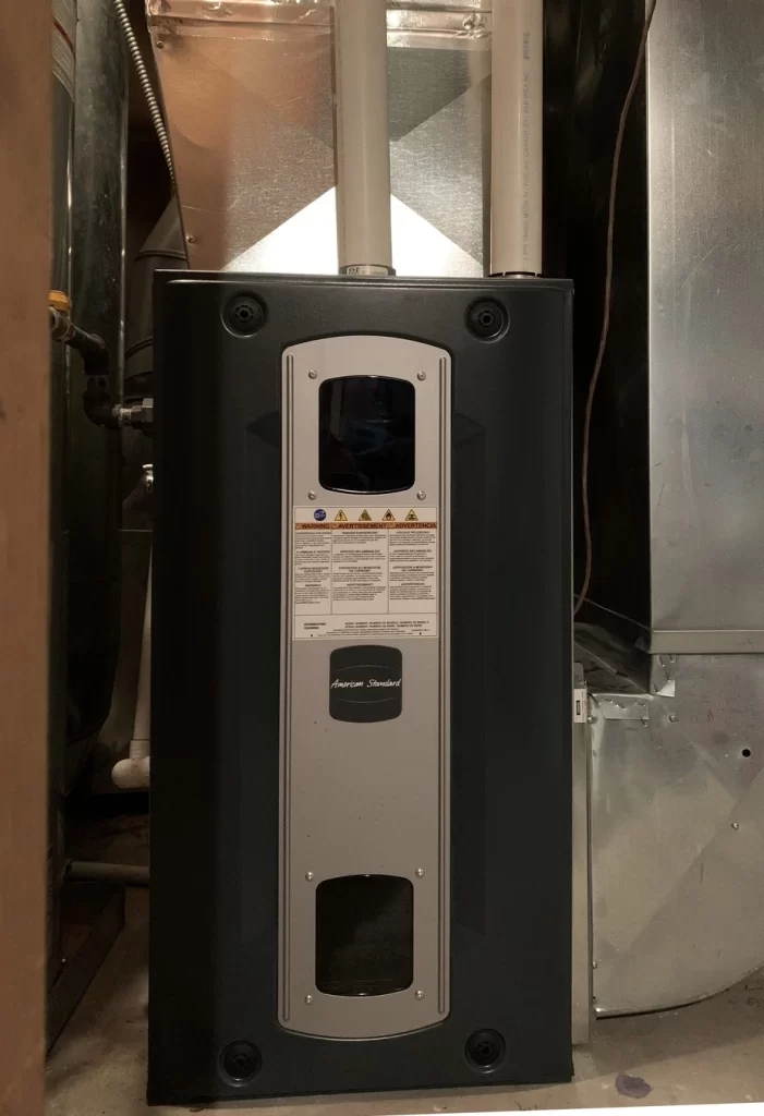 Multi-stage furnace installation by Techno Gas in a residence North Vancouver.