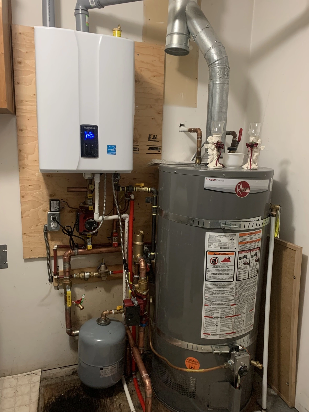 Newly installed boiler by Techno Gas in a North Vancouver